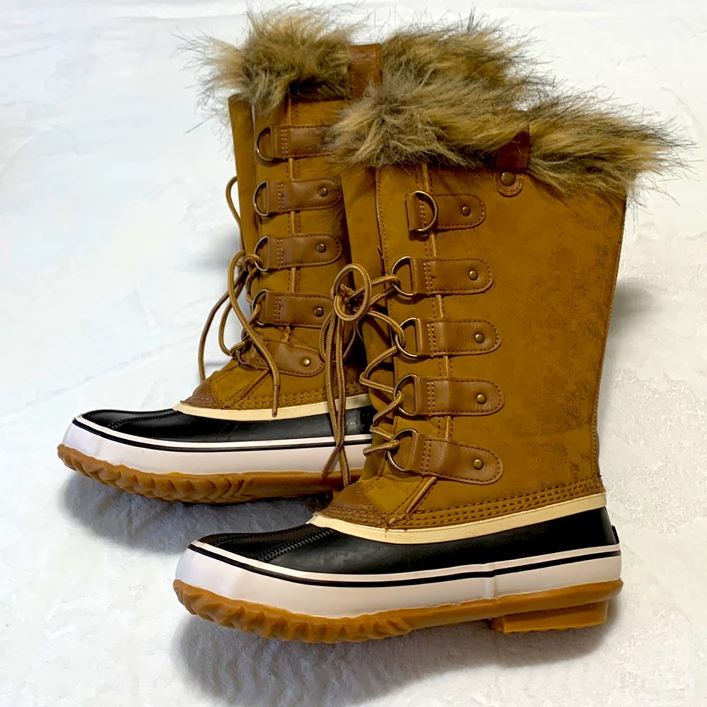 JBU Bella tan boot vegan 8